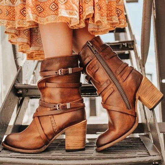 Heidi-Mode | Damen Lederstiefel