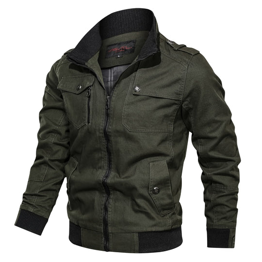 Heidi-Mode - Winddichte Army Winterjacke für Herren