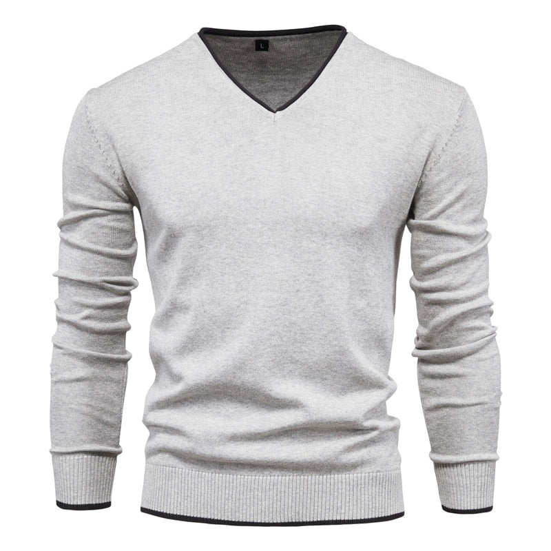 Heidi-Mode | Slim Fit Pullover mit V-ausschnitt