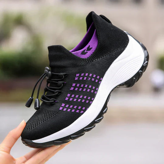 Heidi-Mode | Orthopädische Schuhe - Sofortige Schmerztherapie bei Plantarfasziitis - Dehnbares gestricktes T-Stoff