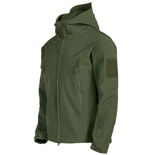 Heidi-Mode | Herren Softshell Winterjacke - Kapuze Vollzip