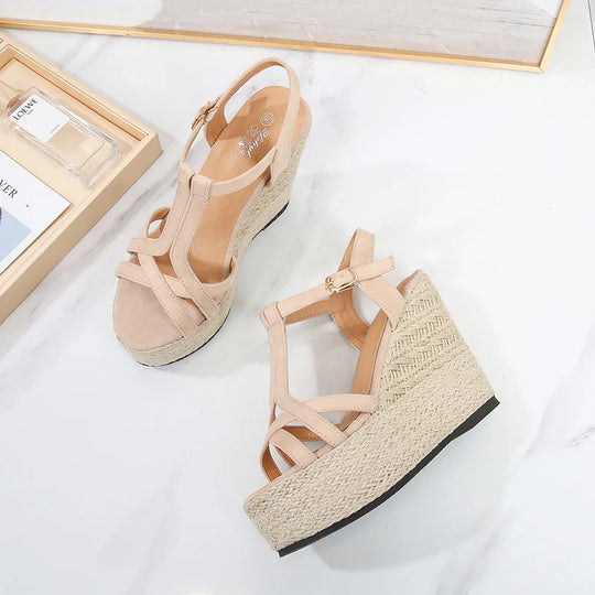 Heidi-Mode | Plateau High Heels Sandale