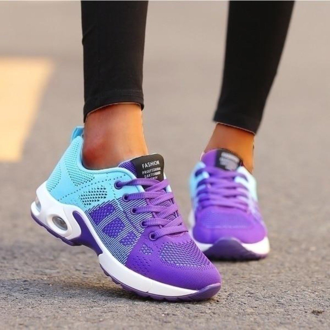 Heidi-Mode | Sportliche Orthopädische Damen Sneaker mit Trendigem Design