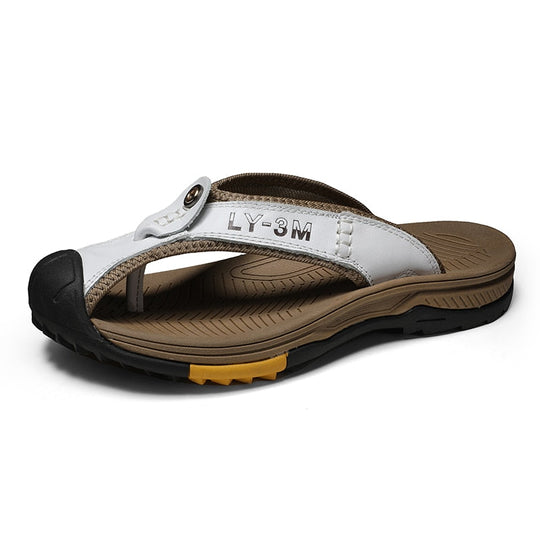 Heidi-Mode | Leder Herrensandalen