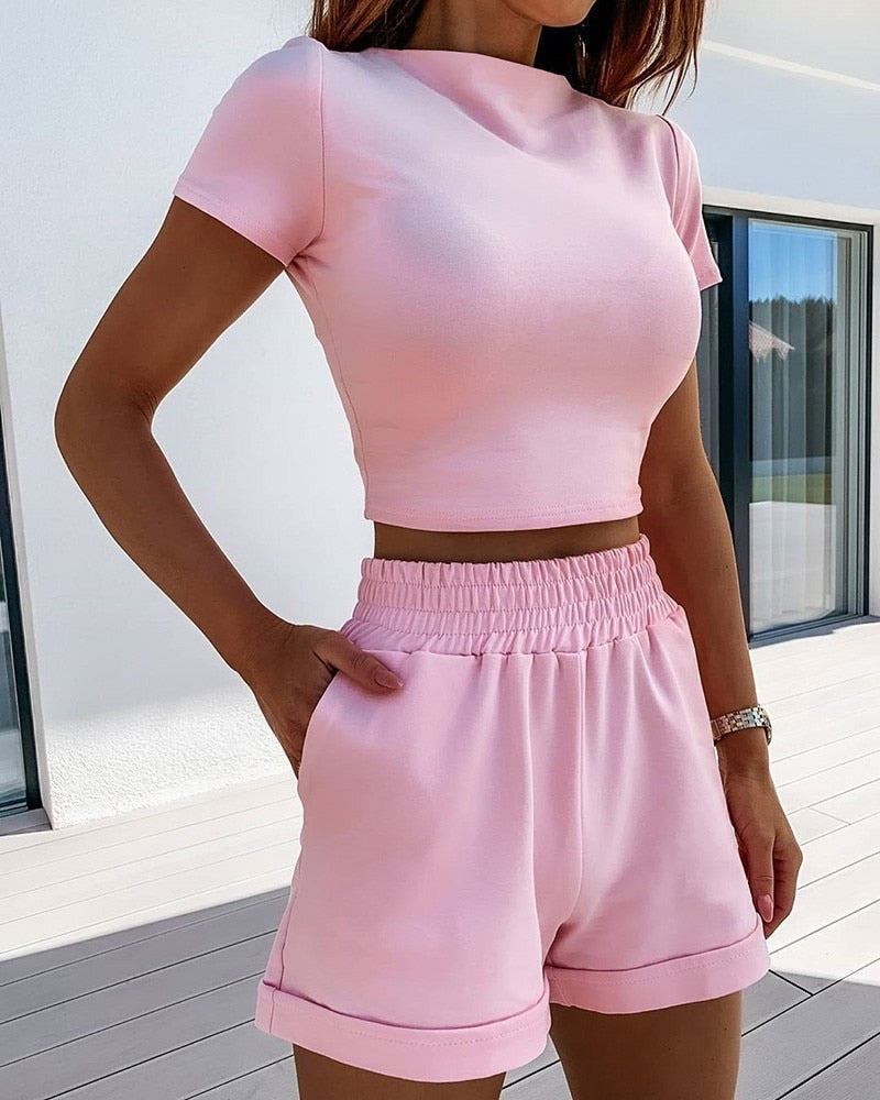 Heidi-Mode | 2-Teiliges Damen-Sportset, Fitnessstudio, Laufen