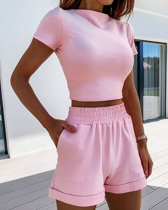 Heidi-Mode | 2-Teiliges Damen-Sportset, Fitnessstudio, Laufen