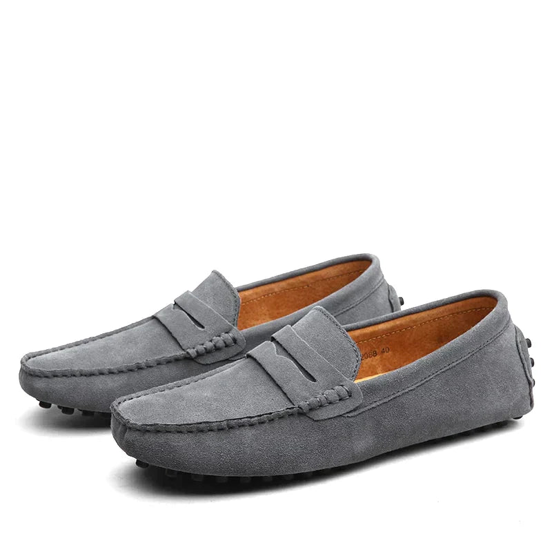 Wildleder Loafers im italienischen Stil