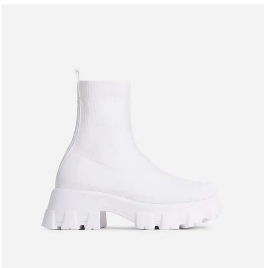 Heidi-Mode | Stiefel Socke Frau Plattform Hoch