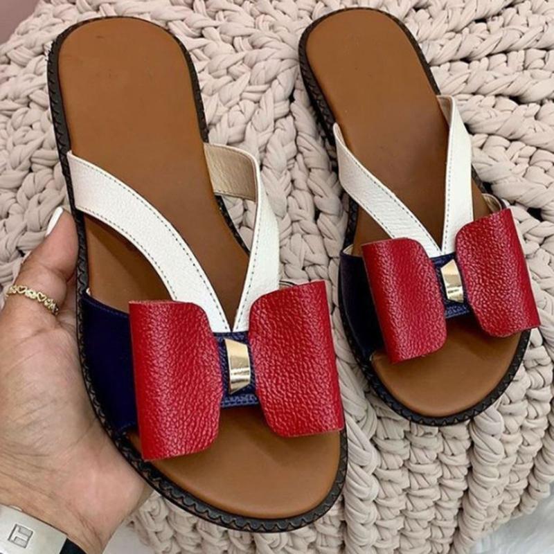 Heidi-Mode | Offene Ballerinas mit Schleife