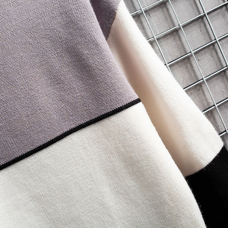 Heidi-Mode | Patchwork Pullover Warm und Modisch