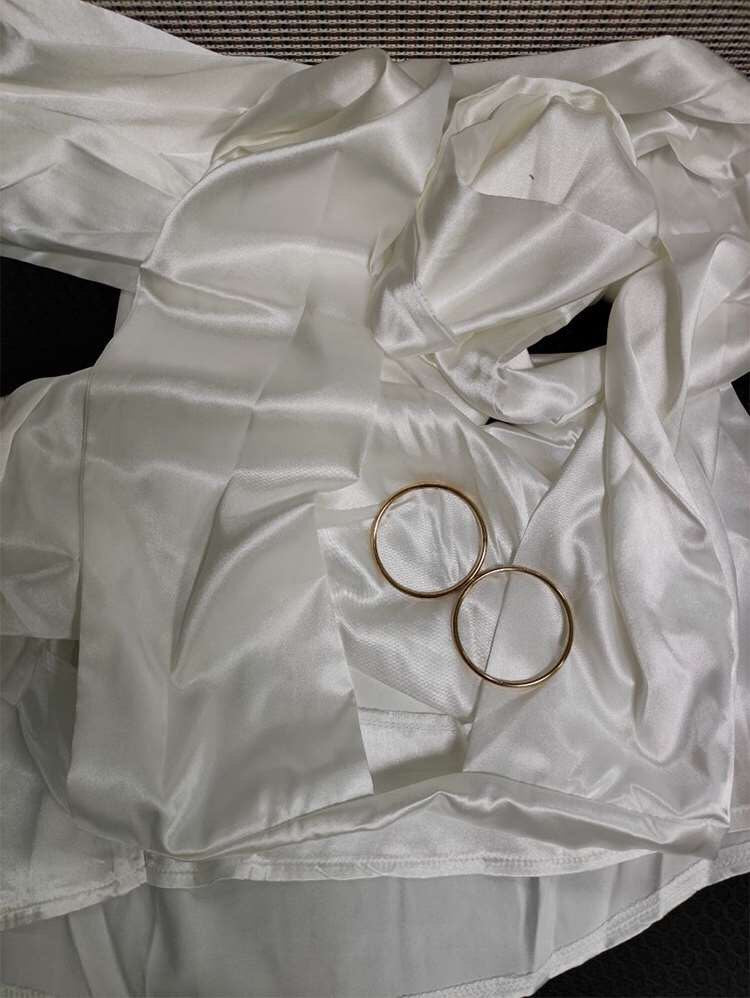 Heidi-Mode | Satin Hollow Bandage Mini Kleider