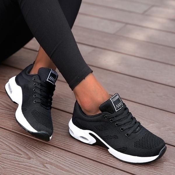 Heidi-Mode | Sportliche Orthopädische Damen Sneaker mit Trendigem Design
