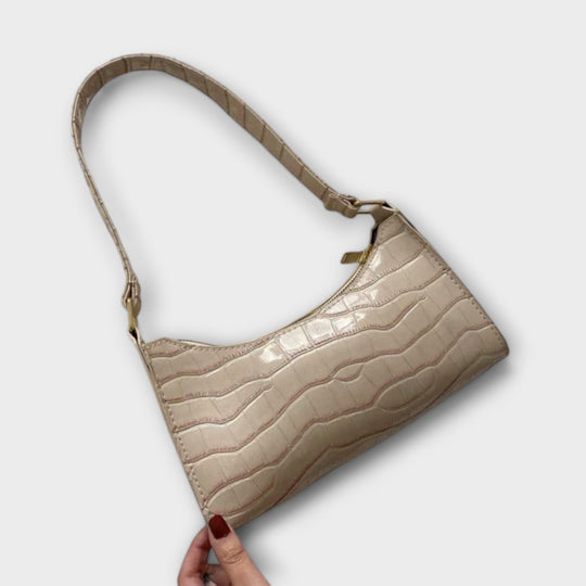 Heidi-Mode | Glänzende Lederhandtasche