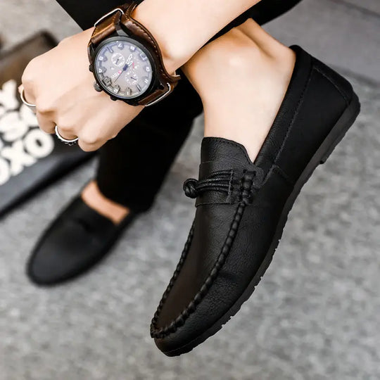 Loafers mit runder Zehe