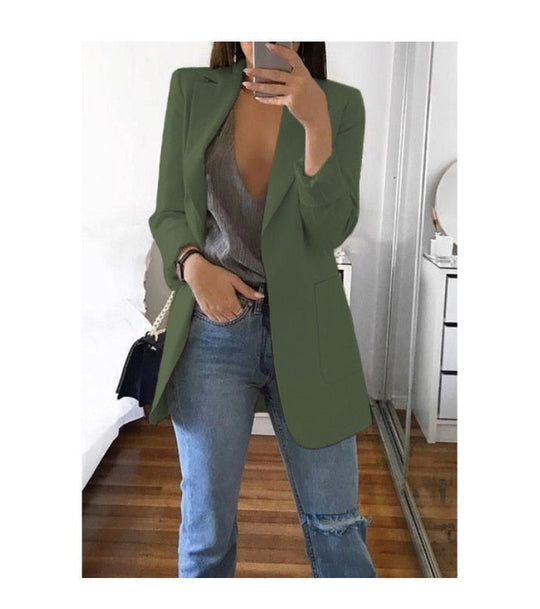 Heidi-Mode | Blazer - Damen - Eleganter Blazer aus hochwertigen Stoff mit taillierter Passform und modernem Stil