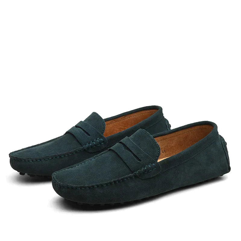 Wildleder Loafers im italienischen Stil