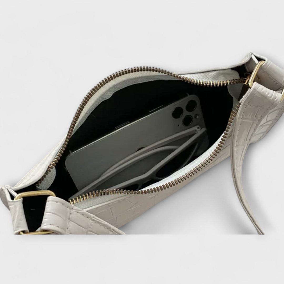 Heidi-Mode | Glänzende Lederhandtasche