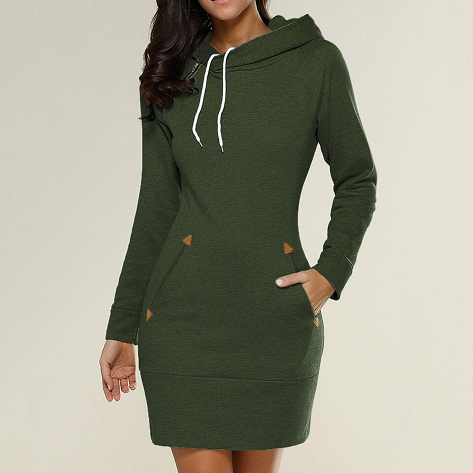 Heidi-Mode | Kapuzenpulli Kleid