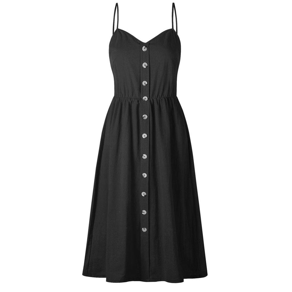 Heidi-Mode | Elegantes Sommerkleid Midi Länge
