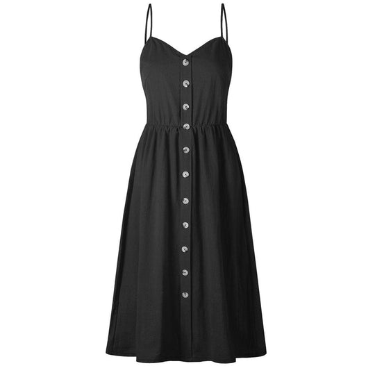 Heidi-Mode | Elegantes Sommerkleid Midi Länge