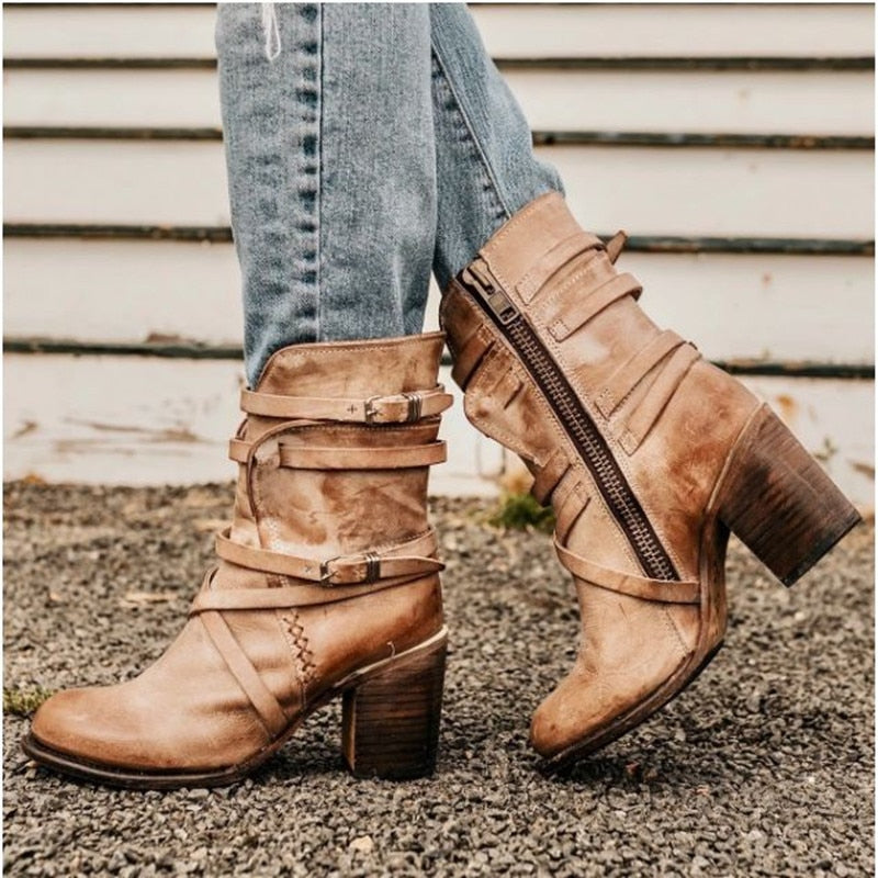 Heidi-Mode | Damen Lederstiefel