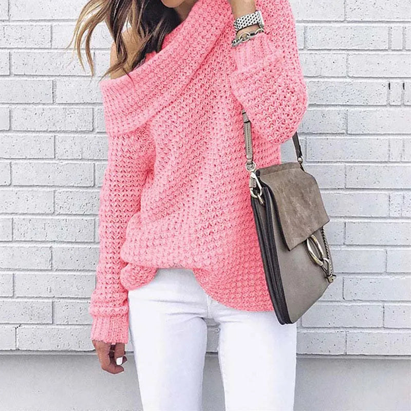 Herbst Off-Shoulder Pullover