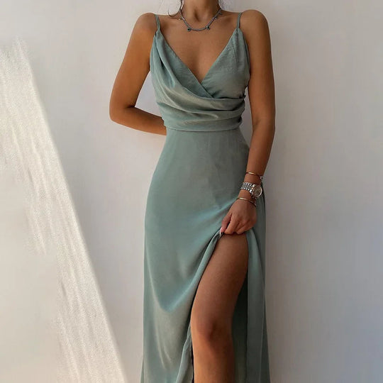 Elegantes stilvolles ärmelloses Kleid