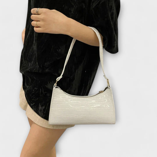 Heidi-Mode | Glänzende Lederhandtasche
