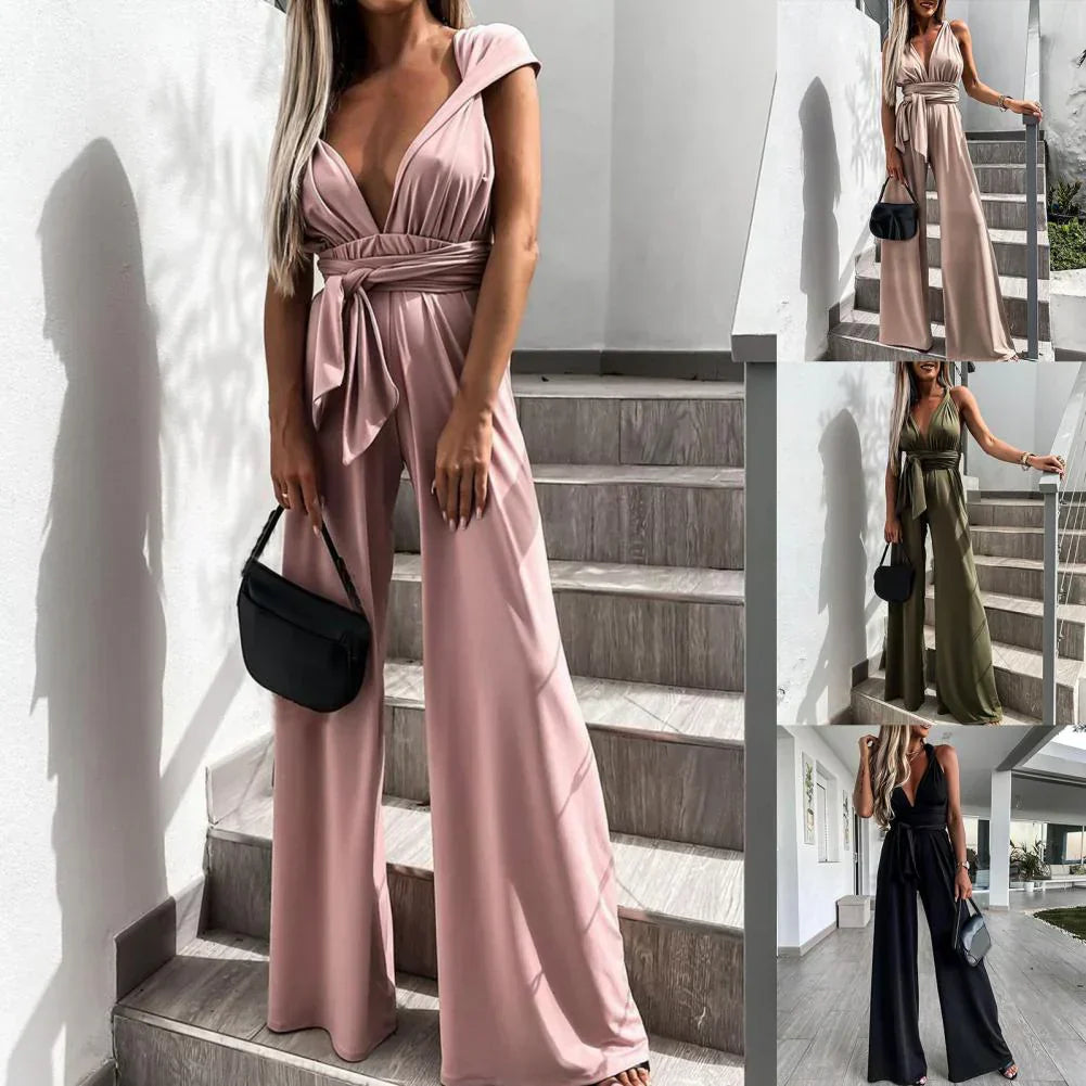 Sommerlicher Jumpsuit mit weiter Hose