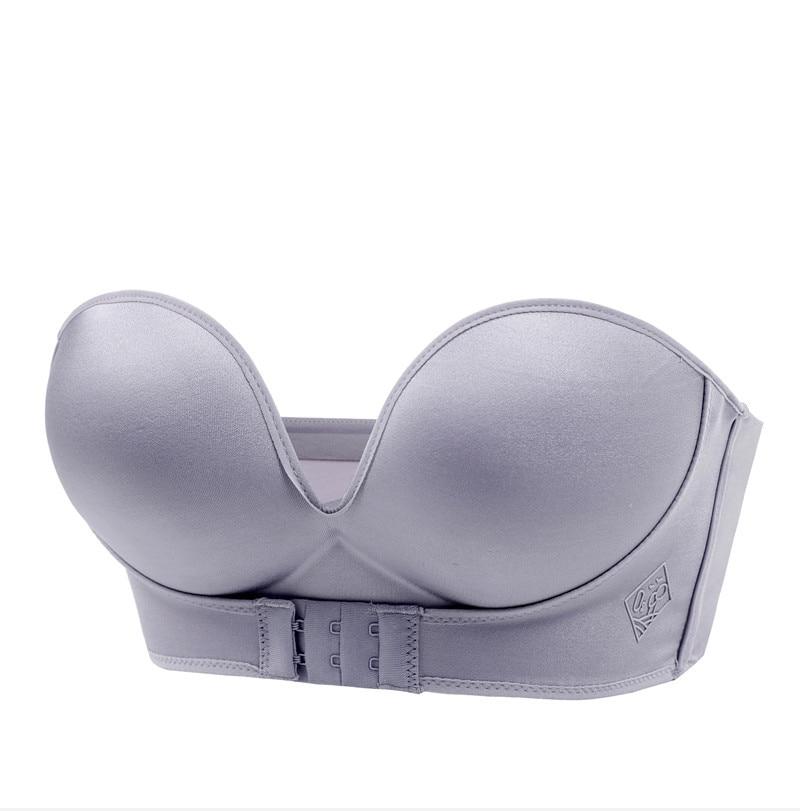Heidi-Mode | Trägerloser Bh - Damen - Komfort Bh mit Push-Up Effekt und Perfektem Sitz