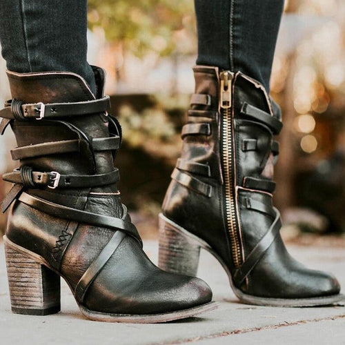Heidi-Mode | Winter Damen Lederstiefel