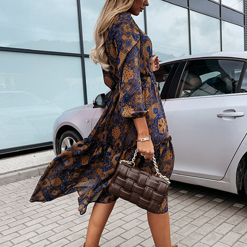 blousejurk met print