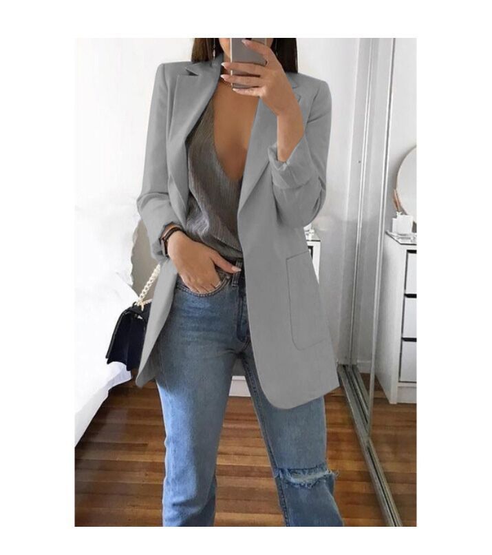 Heidi-Mode | Blazer - Damen - Eleganter Blazer aus hochwertigen Stoff mit taillierter Passform und modernem Stil