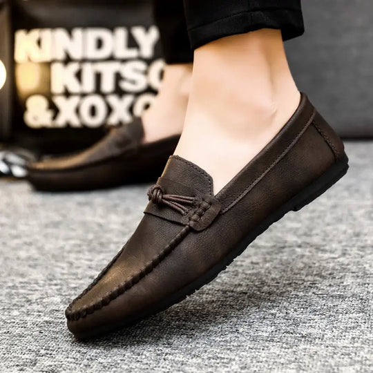 Loafers mit runder Zehe