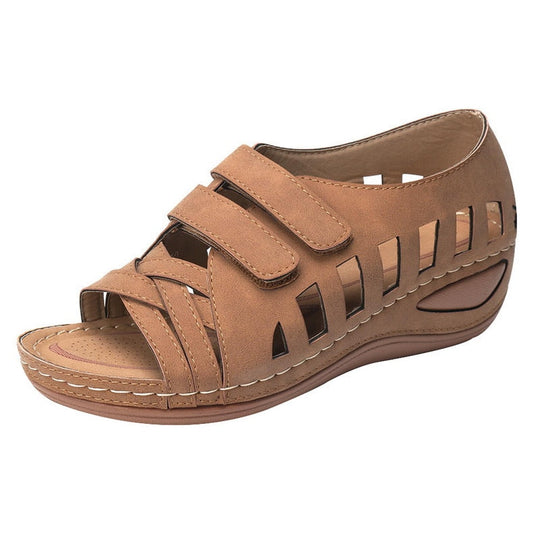 Heidi-Mode | Frauen Sandalen Atmungsaktiv Ausschnitt Sommer