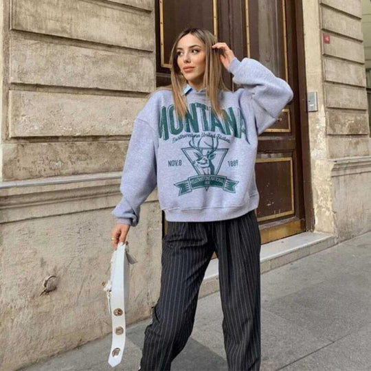 „MONTANA“-Sweatshirt für Damen