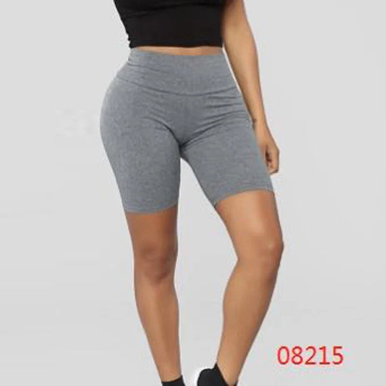 Heidi-Mode | Frauen Sport Outfit Damen Yoga Gym Fitness Schwarz Grau Weiß Laufen Rayon Bandage Shorts Hosen