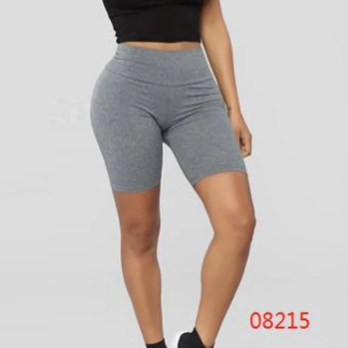 Heidi-Mode | Frauen Sport Outfit Damen Yoga Gym Fitness Schwarz Grau Weiß Laufen Rayon Bandage Shorts Hosen