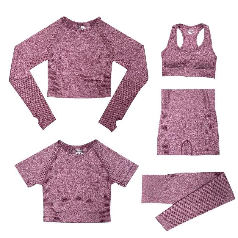 delige Sport Set | Damen Tops und Sportleggings mit hoher Taille