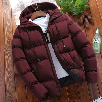 Wattierte Winterjacke für Herren