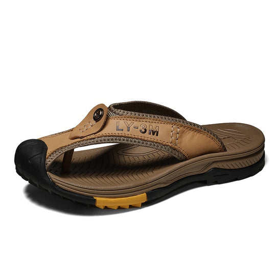 Heidi-Mode | Leder Herrensandalen
