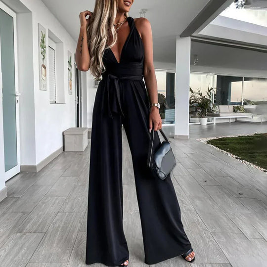 Sommerlicher Jumpsuit mit weiter Hose