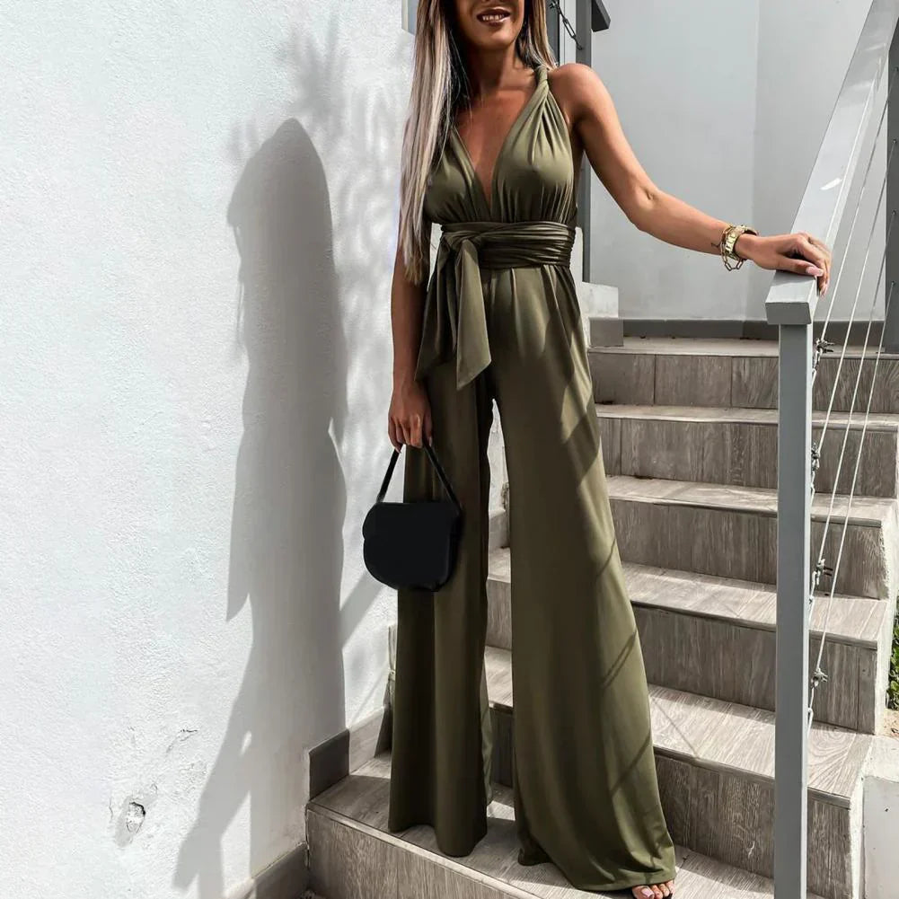 Sommerlicher Jumpsuit mit weiter Hose