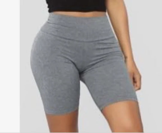 Heidi-Mode | Frauen Sport Outfit Damen Yoga Gym Fitness Schwarz Grau Weiß Laufen Rayon Bandage Shorts Hosen