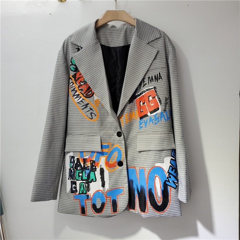 Blazer mit Text