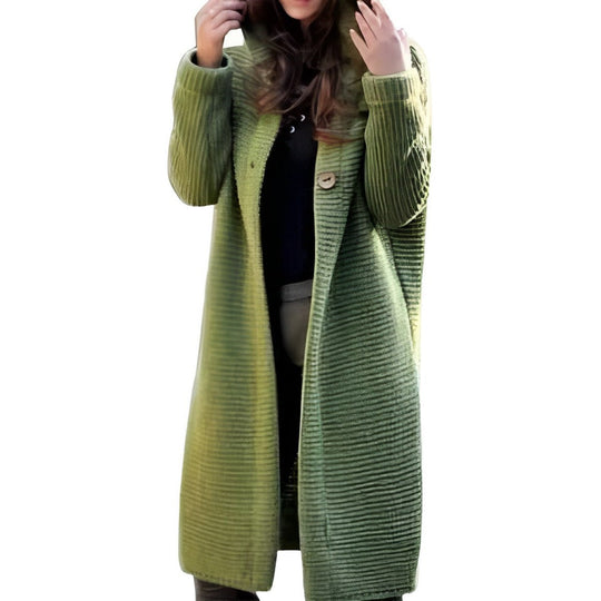 Heidi-Mode | Oversize Strickjacke mit Kapuze