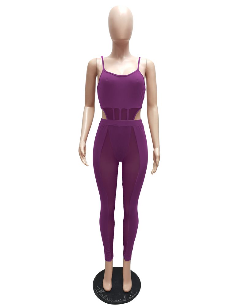 Heidi-Mode | Kollektion Von Mesh Bodysuit und Hosen Satzs