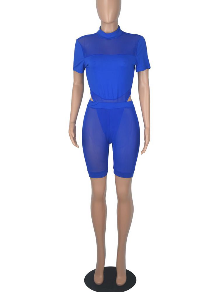 Heidi-Mode | Kollektion Von Mesh Bodysuit und Hosen Satzs