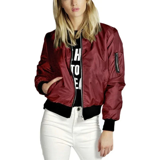 Heidi-Mode | Schlanker Bomberjacke für Damen