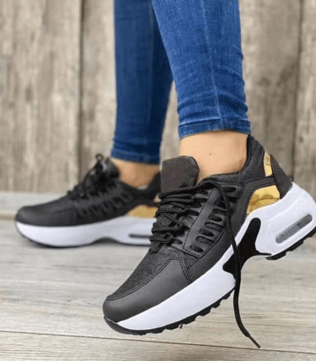 Heidi-Mode | Damen Komfort Sneaker Rutschfest Leicht